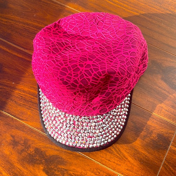 Gorgeous Bling Crystal Decoration Hat for Ladies - Picture 1 of 6